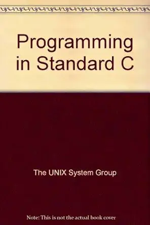 programming in standard c unix svr4 2 1st edition the unix system group 0130176664, 978-0130176660