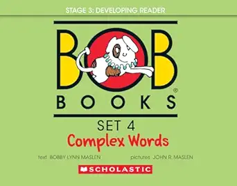 bob books complex words hardcover bind up phonics ages 4 and up kindergarten first grade 1st edition bobby