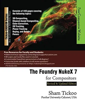 the foundry nukex 7 for compositors 1st edition prof sham tickoo purdue univ ,cadcim technologies 1936646099,