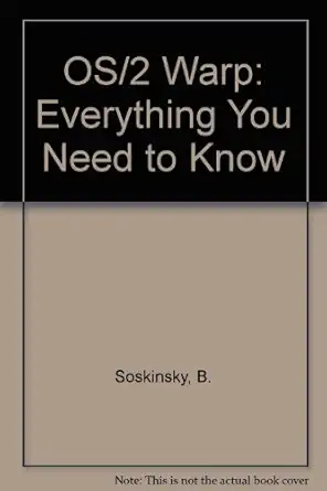 the warp book your definitive guide to installing and using os/2 v3 1st edition barrie a sosinsky 0761500340,