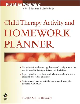 child therapy activity and homework planner 1st edition natalie sufler bilynsky 0471256846, 978-0471256847