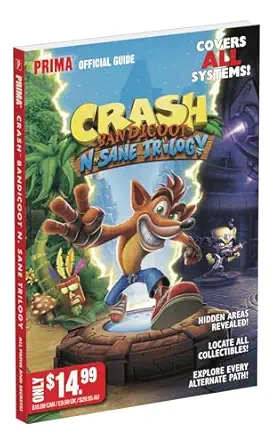 crash bandicoot n sane trilogy official guide 1st edition michael knight ,kenny sims 0744018927,