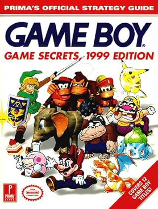game boy games secrets   primas official strategy guide 1st edition prima games uk 0761520856, 978-0761520856