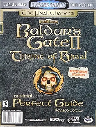 versus books official baldurs gate ii throne of bhaal perfect guide 1st edition jason brown ,matthew rorie