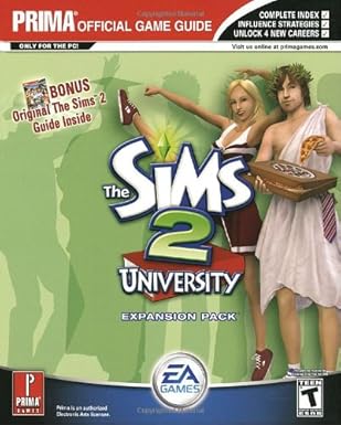 the sims 2 university 1st edition greg kramer 0761546367, 978-0761546368