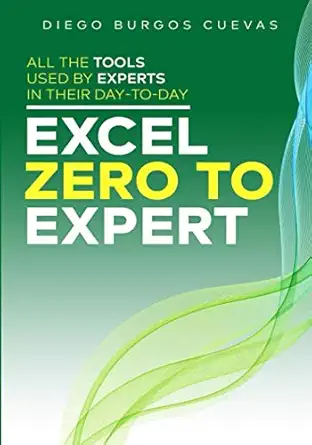 excel zero to expert all the tools used by experts in their day to day 1st edition diego burgos cuevas