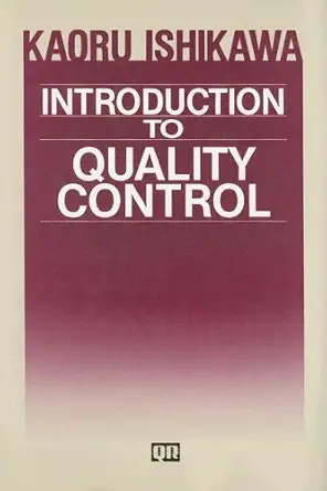 introduction to quality control 1st edition kaoru ishikawa 490622461x, 978-4906224616