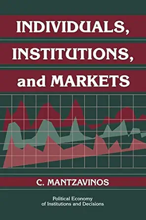 individuals institutions and markets 1st edition c mantzavinos 0521548330, 978-0521548335