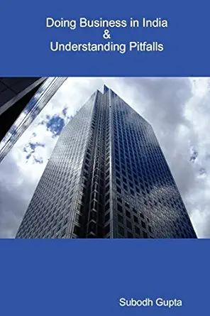 doing business in india and understanding pitfalls 1st edition subodh gupta 0955688272, 978-0955688270