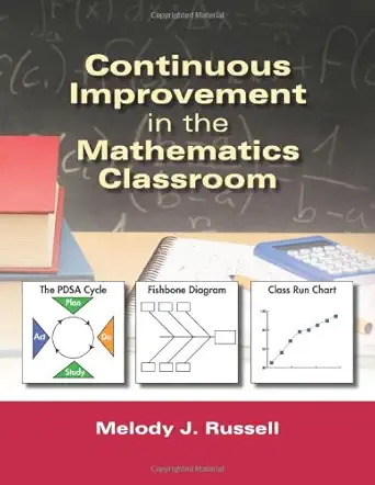 continuous improvement in the mathematics classroom 1st edition melody j russell 0873897900, 978-0873897907