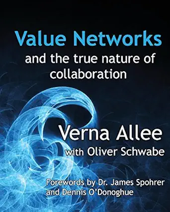 value networks and the true nature of collaboration 1st edition verna allee ,james spohrer ,dennis
