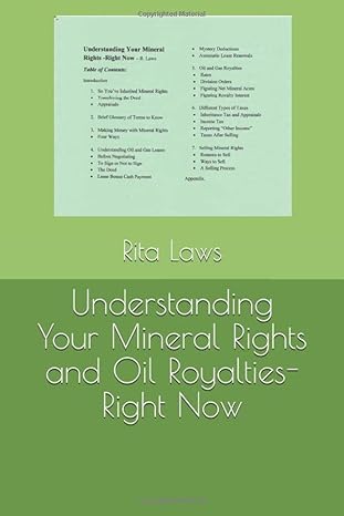 Understanding Your Mineral Rights And Oil Royalties Right Now