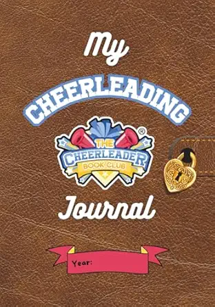 my cheerleading journal fun activities to build confidence and a growth mindset track your cheer journey set