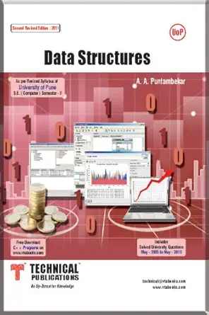 data structures 1st edition a a puntambekar 9350380366, 978-9350380369