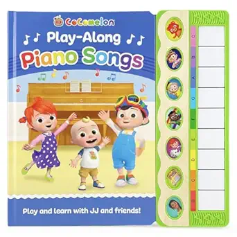 cocomelon play along piano songs listen to the song or play along 1st edition cocomelon licensed art ,cottage