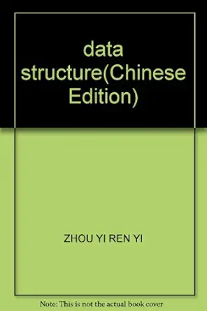 data structure 1st edition zhou yi ren yi 7111281624, 978-7111281627