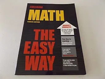 math the easy way 1st edition anthony prindle ,katie prindle 0764120115, 978-0764120114