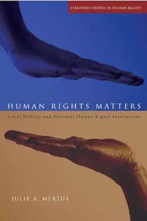 human rights matters local politics and national human rights institutions 1st edition julie a mertus