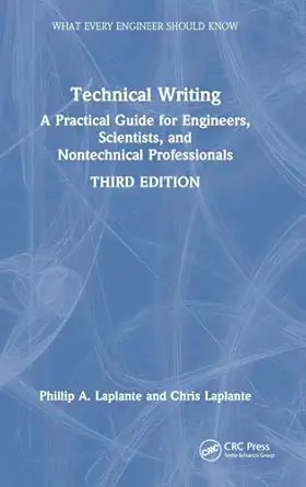 technical writing 1st edition phillip a laplante ,chris laplante 1032843756, 978-1032843759