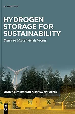 hydrogen storage for sustainability 1st edition marcel van de voorde 3110596237, 978-3110596236