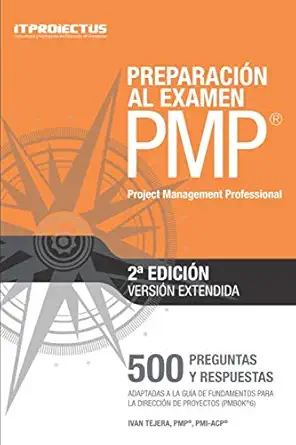 preparacia n al examen pmp 1st edition iva n samuel tejera santana 8409095602, 978-8409095605