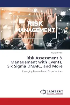 risk assessment and management with events six sigma dmaic and more emerging research and opportunities 1st