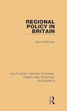 regional policy in britain 1st edition gavin mccrone 1138102172, 978-1138102170