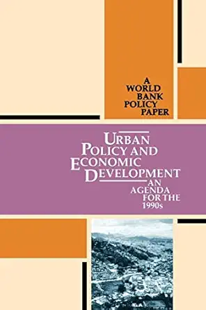 urban policy and economic development an agenda for the 1990s/11816 1st edition inc world book ,bank world