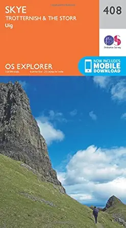 exp 408 skye trotternish and the storr 1st edition ordnance survey 0319246434, 978-0319246436