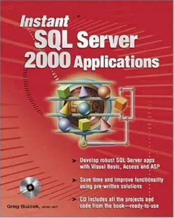 instant sql server 2000 applications 1st edition greg buczek 0072133201, 978-0072133202