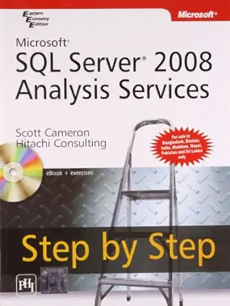 microsoft sql server 2008 analysis services step by step 1st edition scott cameron 8120338030, 978-8120338036