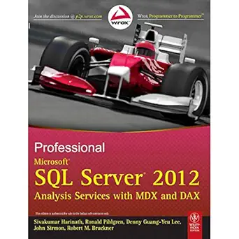 professional microsoft sql server 2012 analysis services with mdx and dax 1st edition sivakumar harinath