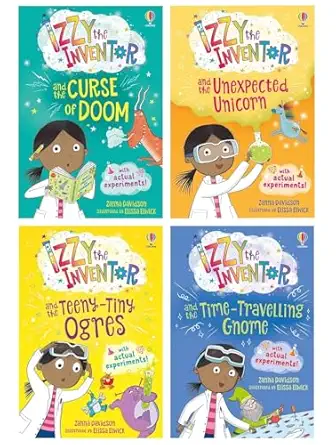 izzy the inventor series 4 books collection set by zanna davidson 1st edition zanna davidson 3421260583,