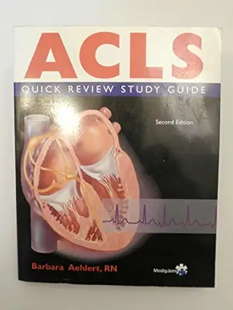 acls quick review study guide 1st edition barbara aehlert 0323008925, 978-0323008921
