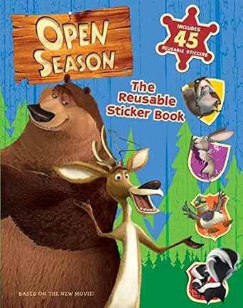 open season the reusable sticker book 1st edition lana jacobs 0060846100, 978-0060846107