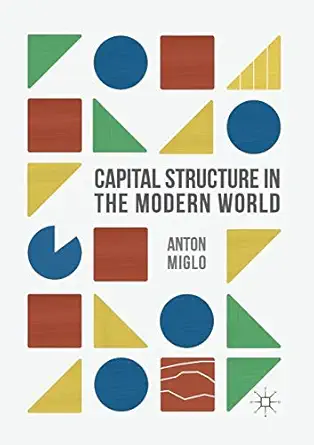 capital structure in the modern world 1st edition anton miglo 3319808737, 978-3319808734