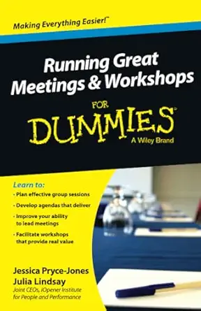 running great meetings and workshops for dummies 1st edition jessica pryce jones ,julia lindsay 1118770463,