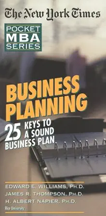 nyt business planning 25 keys to a sound business plan 1st edition edward e williams ,james r thompson ,h