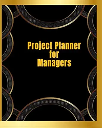 project planner for managers coordinators and engineering cost control journal notebook roadmap to organize