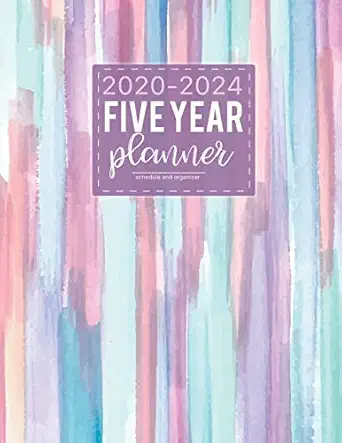 five year planner 2020 2024 schedule and organizer at a glance 60 monthly planners agenda journal calendar