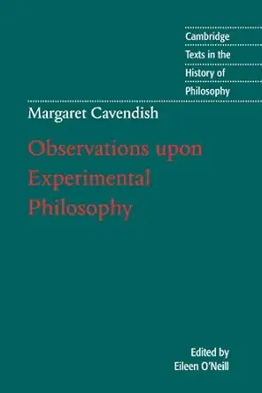 margaret cavendish observations upon experimental philosophy 1st edition margaret cavendish ,eileen