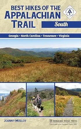 best hikes of the appalachian trail south 1st edition johnny molloy 0897324749, 978-0897324748