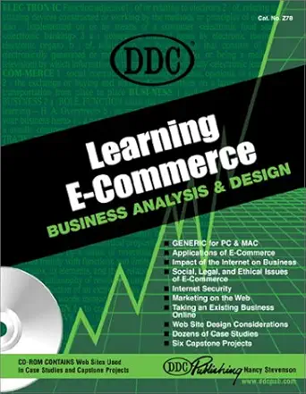 learning e commerce business analysis and design 1st edition nancy stevenson 1585770574, 978-1585770571