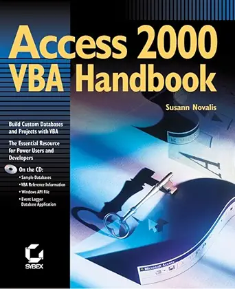 access 2000 vba handbook 1st edition susann novalis 0782123244, 978-0782123241