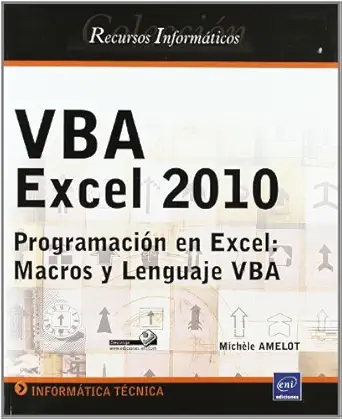 vba excel 2010 programacion en excel macros y lenguaje 1st edition m amelot 274605874x, 978-2746058743
