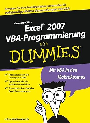 excel 2007 vba programmierung fa 1/4r dummies 1st edition john walkenbach ,frank geisler 3527704116,