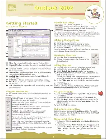 microsoft outlook 2002 quick source guide 1st edition quick source 1930674880, 978-1930674882
