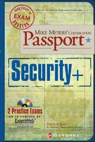 mike meyers security+ certification passport 1st edition trevor kay 0072227419, 978-0072227413