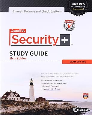 comptia security+ exam sy0 401 1st edition emmett dulaney ,chuck easttom 1118875079, 978-1118875070