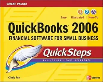 quickbooks 2006 quicksteps 1st edition cindy fox 0072262958, 978-0072262957